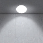V-TAC VT-8178 ceiling light with microwave motion sensor, 2xE27, max. 2x20W, 220–240V, 180°/360°, IP44, white, Ø277x112.4mm, 5-year warranty