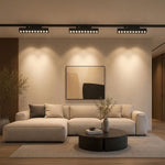 10W LED magnētiskais lineārais grille gaismeklis, 48V, V-TAC VT-41021, IP20, melns, neitrāli balta gaisma 4000K