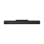 15W LED magnētiskais lineārais grille gaismeklis, 48V, V-TAC VT-41022, IP20, melns, silti balta gaisma 3000K