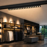 20W LED magnētiskais lineārais grille gaismeklis, 48V, V-TAC VT-41023, IP20, melns, neitrāli balta gaisma 4000K