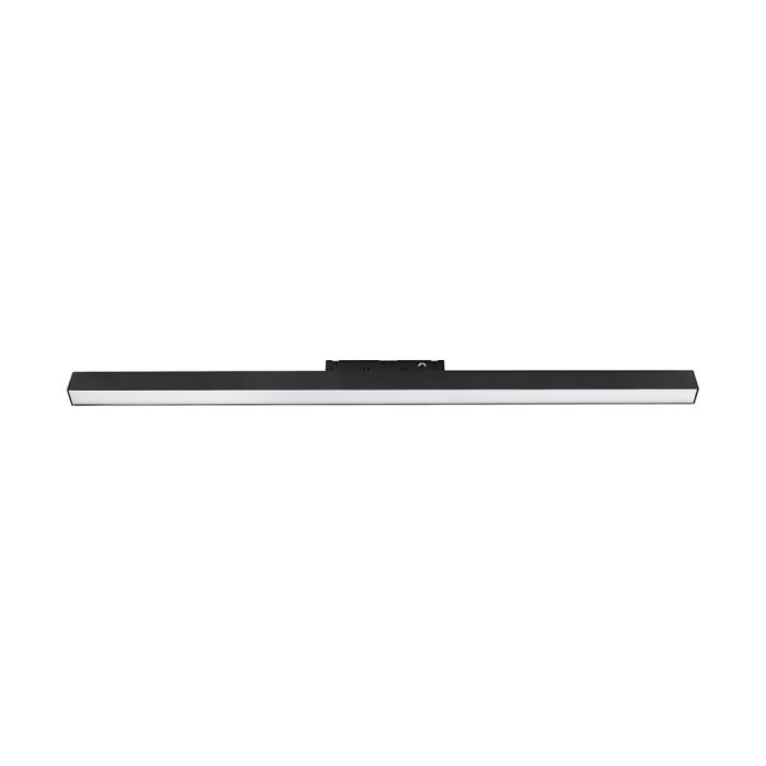 20W LED magnētiskais lineārais flood gaismeklis, 48V, V-TAC VT-41027, IP20, melns, silti balta gaisma 3000K
