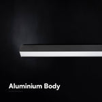 28W LED magnētiskais lineārais flood gaismeklis, 48V, V-TAC VT-41036, IP20, melns, auksti balta gaisma 6400K