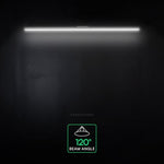 36W LED magnētiskais lineārais flood gaismeklis, 48V, V-TAC VT-41048, IP20, melns, auksti balta gaisma 6400K