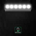 5W LED magnētiskais grozāms spots, 48V, V-TAC VT-41028, IP20, melns, silti balta gaisma 3000K