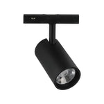 10W LED magnētiskais sliežu gaismeklis (track), 48V, V-TAC VT-40012, IP20, melns, neitrāli balta gaisma 4000K