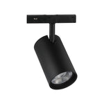 12W LED magnētiskais sliežu gaismeklis (track), 48V, V-TAC VT-40020, IP20, melns, silti balta gaisma 3000K