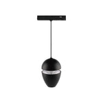 7W(840Lm) LED magnētiskās sliedes piekaramais gaismeklis, V-TAC, SMD, 120Lm/W, 48V DC, IP20, alumīnijs, melns, 115x80x1060mm, 40°, 3 gadu garantija, silti balta gaisma 3000K