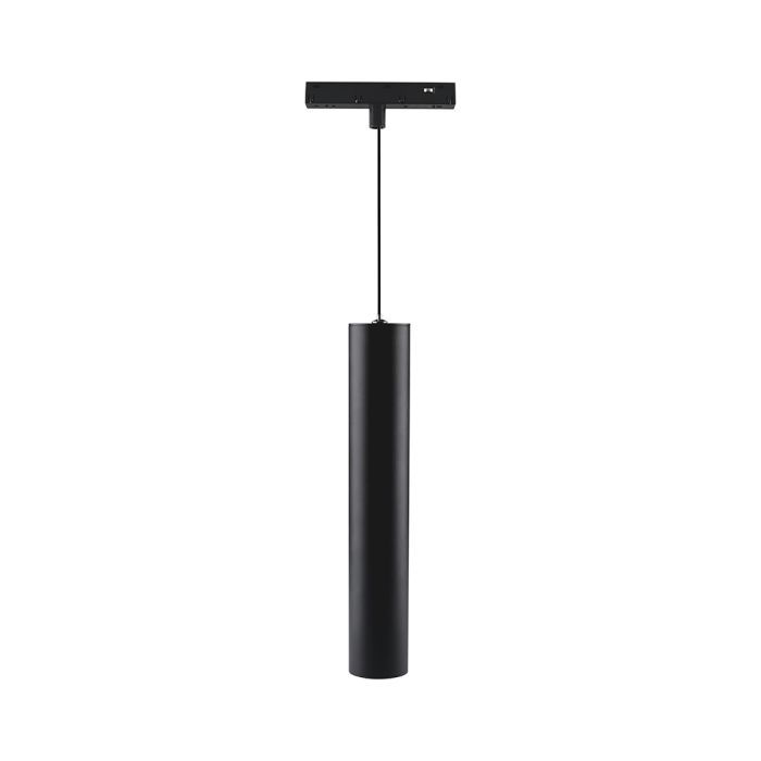 10W LED magnētiskais piekaramais gaismeklis, 48V, V-TAC VT-40011, IP20, melns, neitrāli balta gaisma 4000K
