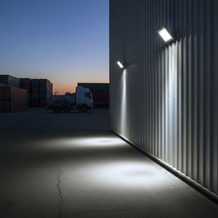 30W(2550Lm) LED prožektors bez kustību sensora, V-TAC, IP65, melns, neitrāli balta gaisma 4000K