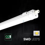 120cm_36W(4320Lm) V-TAC lineārais gaismeklis, VT-1249CCT, IP65, 3IN1
