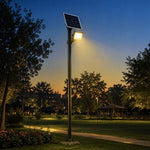 10W LED prožektors ar saules bateriju un PIR kustības sensoru, V-TAC, IP65, silti balta gaisma 3000K