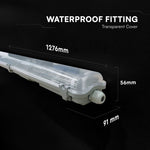 120cm_2x20W V-TAC hermētisks T8 gaismekļa korpuss, VT-120002, IP65