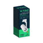 30W(2480Lm) V-TAC COB sliežu gaismeklis, VT-18031CCT-W, 3IN1, balts