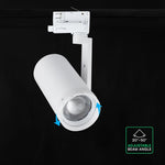 30W(2480Lm) V-TAC COB sliežu gaismeklis, VT-18031CCT-W, 3IN1, balts