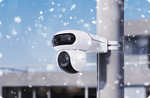 EZVIZ H90 Dual 2K (4MP+4MP) WIFI- 2,4GHz Ar 2 grozāmiem objektīviem Krāsaina nakts redzamība, cilvēka un automašīnu izsekošana, sirēna, divvirzienu audio