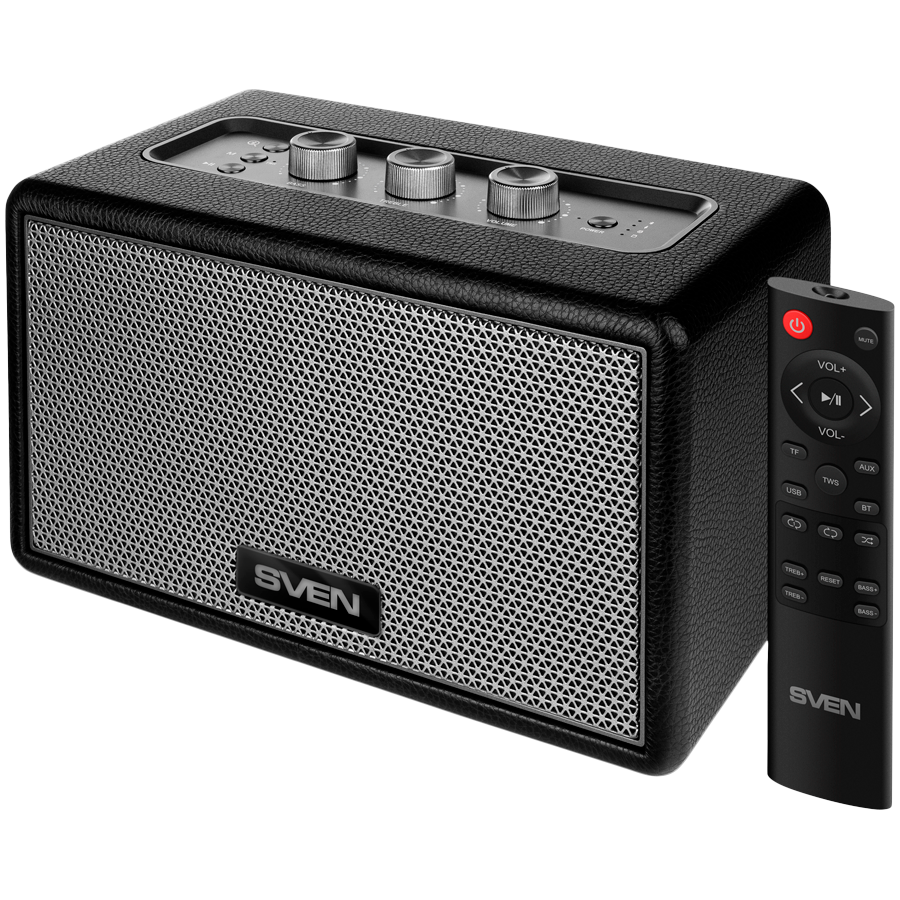 Акустическая система SVEN HA-950, черная (60 Вт, Bluetooth, USB, Micro SD, пульт дистанционного управления)