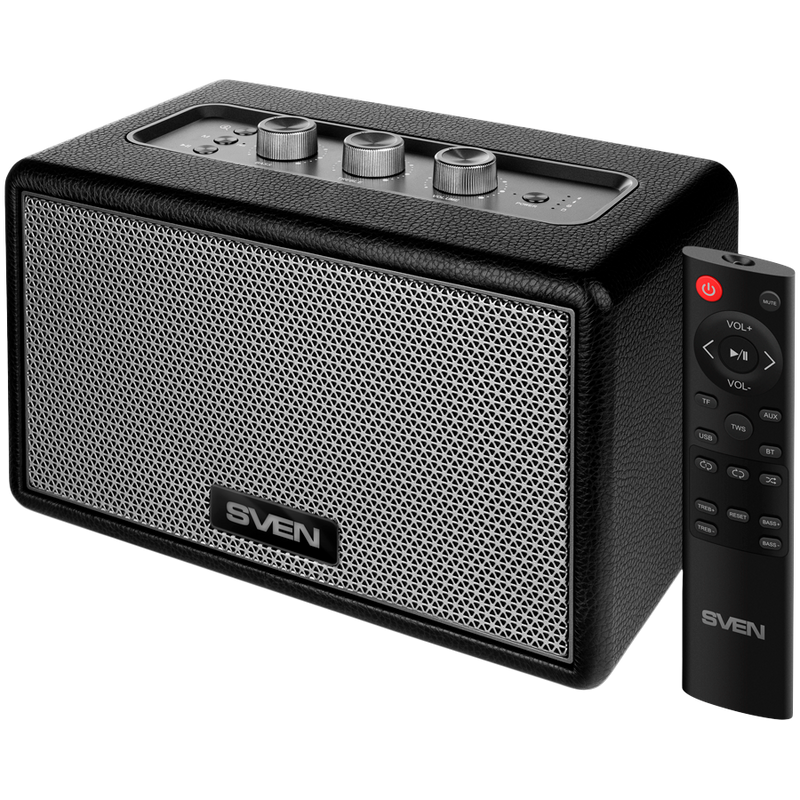 SVEN HA-950 skaļrunis, melns (60W, Bluetooth, USB, Micro SD, pults)