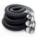 250cm VEVOR sildītāja siltā gaisa izplūdes caurule, melna