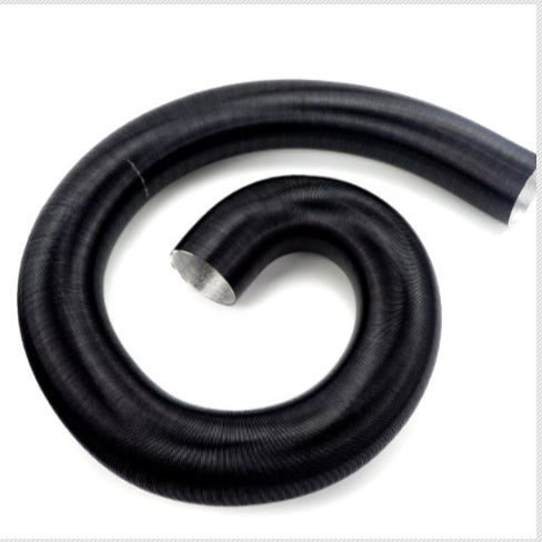 250cm VEVOR sildītāja siltā gaisa izplūdes caurule, melna