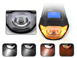 2581 XA-585 Bicycle headlight with mount, built-in meter and bell.