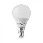 E14 4.5W(470Lm) Светодиодная лампа V-TAC SAMSUNG, гарантия 5 лет, P45, теплый белый свет 3000K
