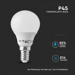 E14 4.5W(470Lm) Светодиодная лампа V-TAC SAMSUNG, гарантия 5 лет, P45, теплый белый свет 3000K