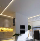 Cena par 1m_10W/m 24V 0.4A 280 LED COB lente, IP20, silti balta gaisma 3000K