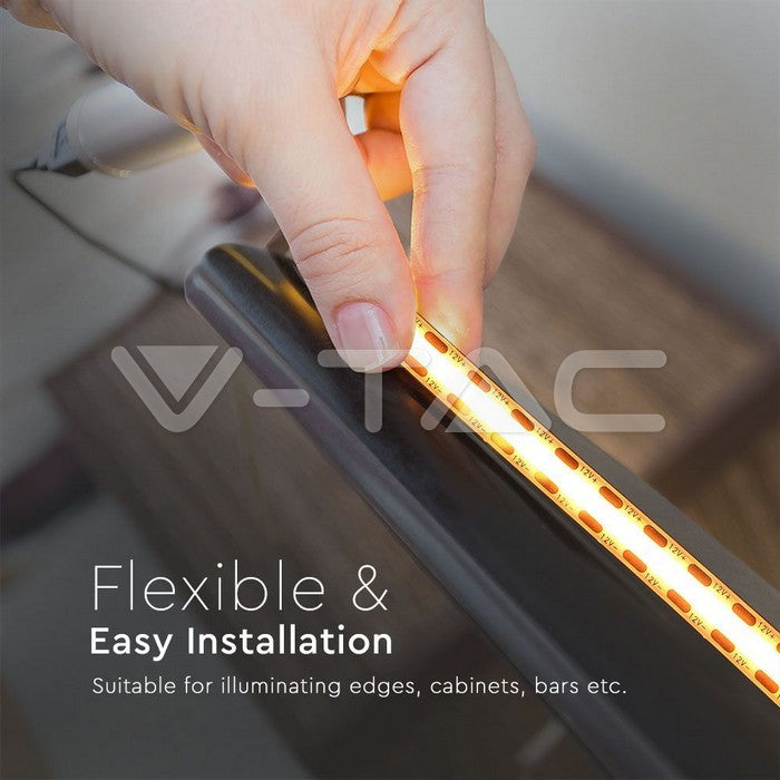 DC:24V LED strip kit 420 COB, IP20 med 6400K kallvitt ljus (2649+3272)