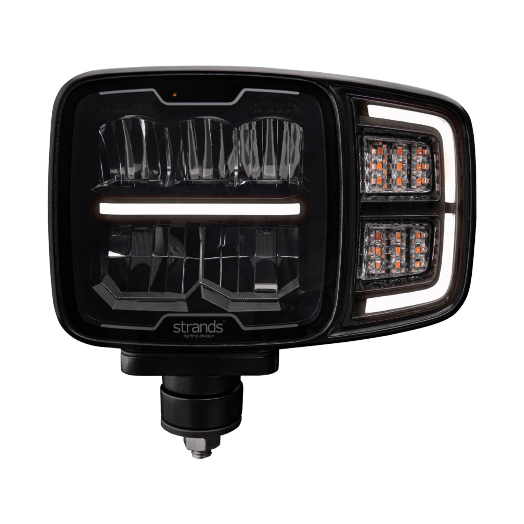 10-32V 60W 5000 lm STRANDS(Sweden) HI-LO SNOW PLOW LED LAMP, IP 68/IP 69, R148, R149, EMC, ECE R10, Left-hand, 3-year warranty, cool white light 6000K