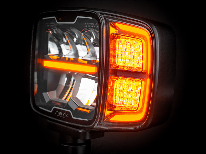 10-32V 41W 5000Lm STRAND HI-LO SNOW PLOW LED LAMP, IP 68/IP 69,  R148, R149 Atsauces numurs 17,5 EMC ECE R10 , Labais, garantija 3 gadi, auksti  balta gaisma 6000K