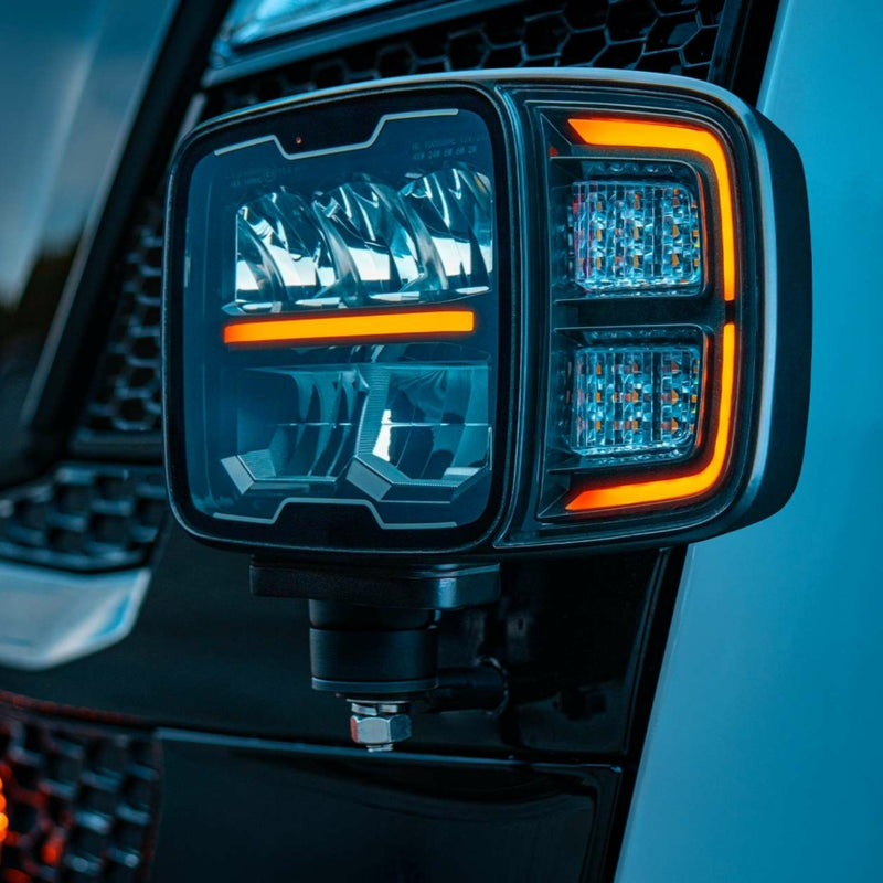 10-32V 41W 5000Lm STRAND HI-LO SNOW PLOW LED LAMP, IP 68/IP 69,  R148, R149 Atsauces numurs 17,5 EMC ECE R10 , Labais, garantija 3 gadi, auksti  balta gaisma 6000K