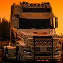 LED külgvalgusti koos hoiatusvalguse funktsiooniga R65(XA2), FIREFLY JUHTIMISVALGUS 9. Pinge 10-48V DC. 16800lm 6000K