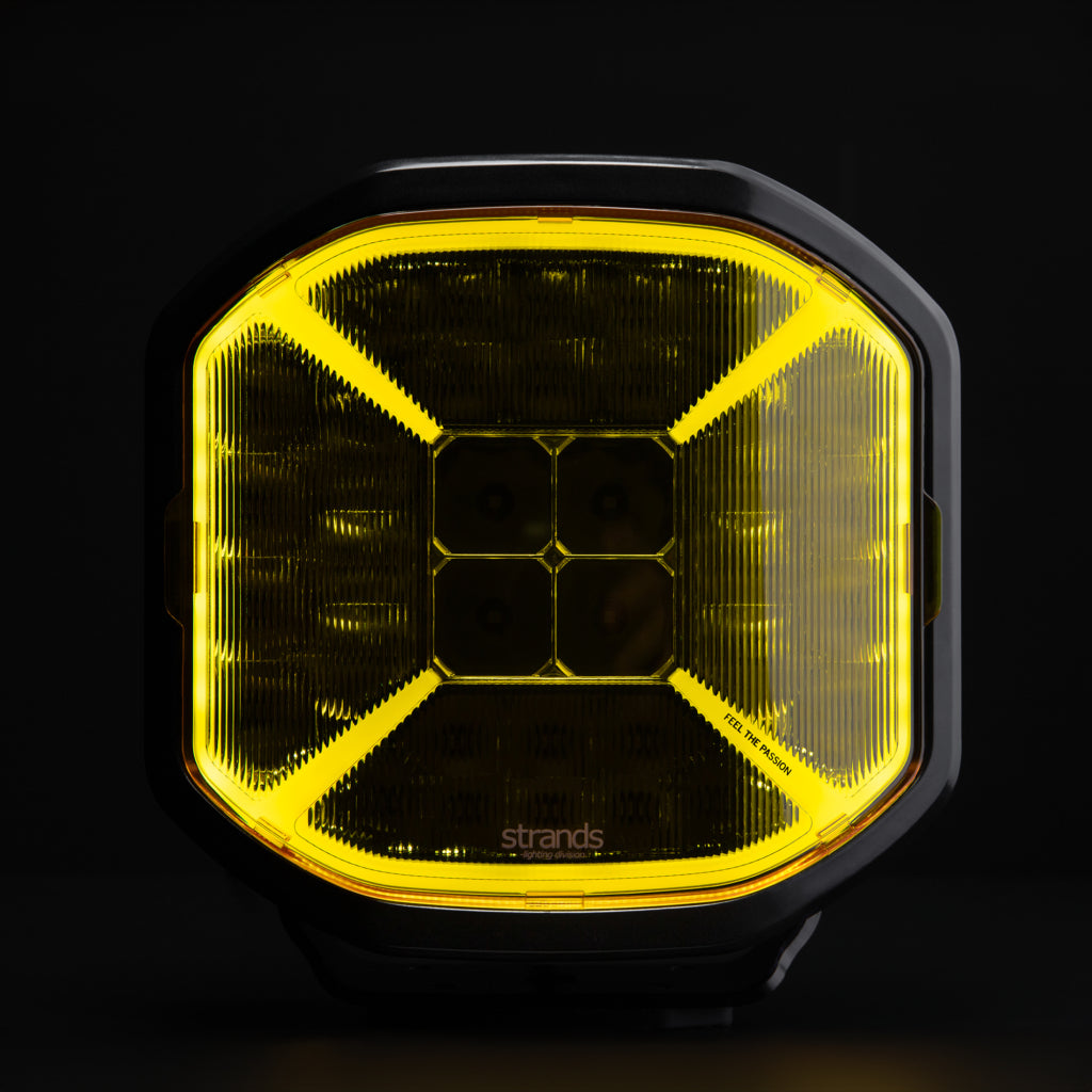 SIBERIA X DRIVING LIGHT 9″ LED tālās gaismas lukturis 10-32V DC 18000 LM. Melns