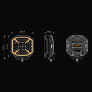 Piegāde 7 dienu laikā! SIBERIA X DRIVING LIGHT 9″ LED tālās gaismas lukturis 10-32V DC 18000 LM. Melns