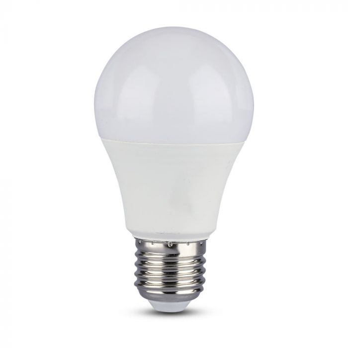 E27 11W(1055Lm) LED Bulb with microwave sensor, A60 RA80, IP20, V-TAC, warm white light 3000K