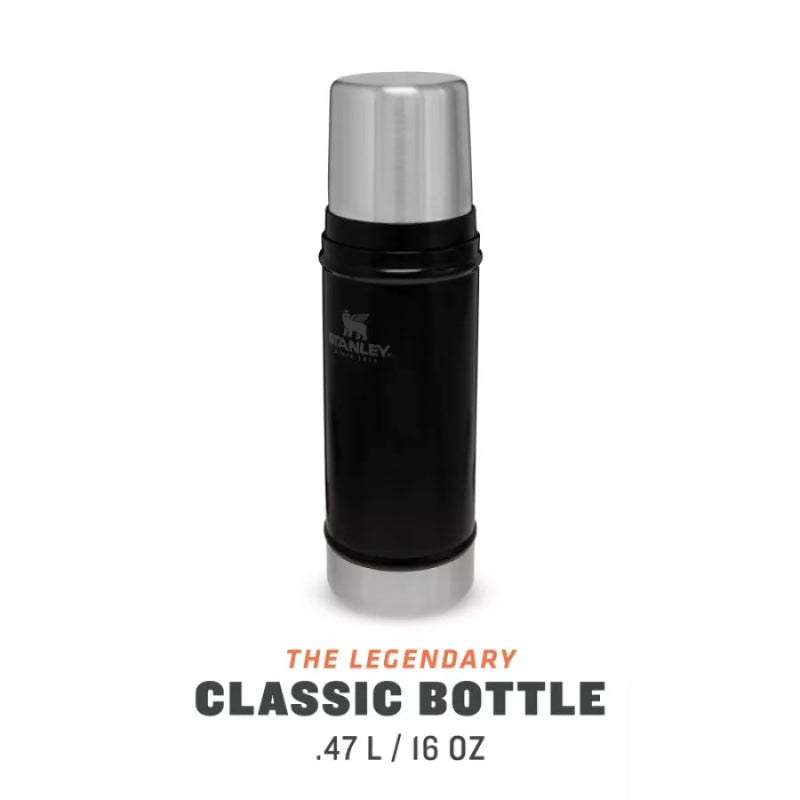 Stanley Termoss The Legendary Classic Bottle 0,47L matēti melns