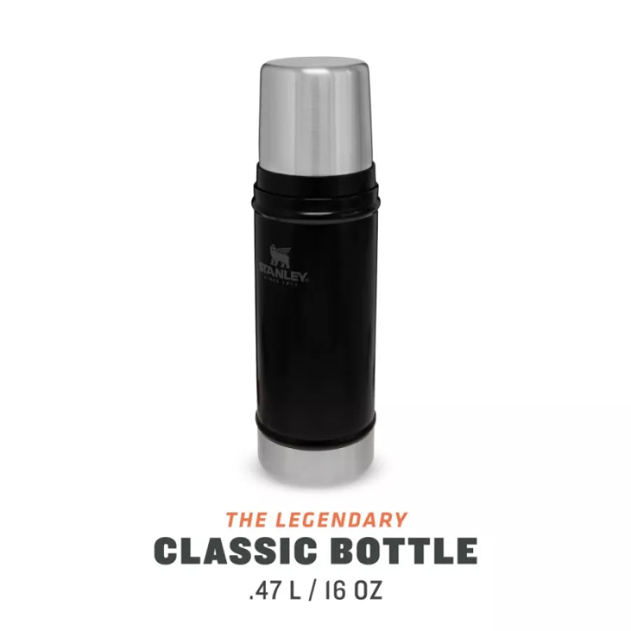 Stanley Termoss The Legendary Classic Bottle 0,47L matēti melns