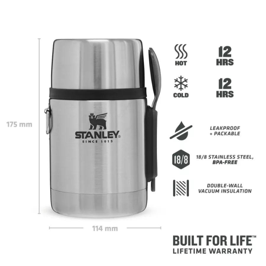 Termoss ēdienu The Stainless Steel All-In-One Food Jar 0,53L nerūsējošais tērauds
