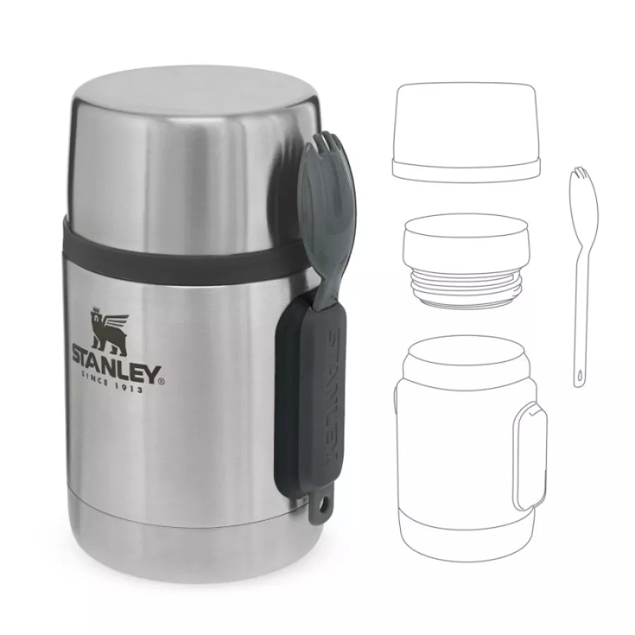 Termoss ēdienu The Stainless Steel All-In-One Food Jar 0,53L nerūsējošais tērauds