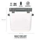 Aukstuma kaste The Cold-For-Days Outdoor Cooler 28,3L balta
