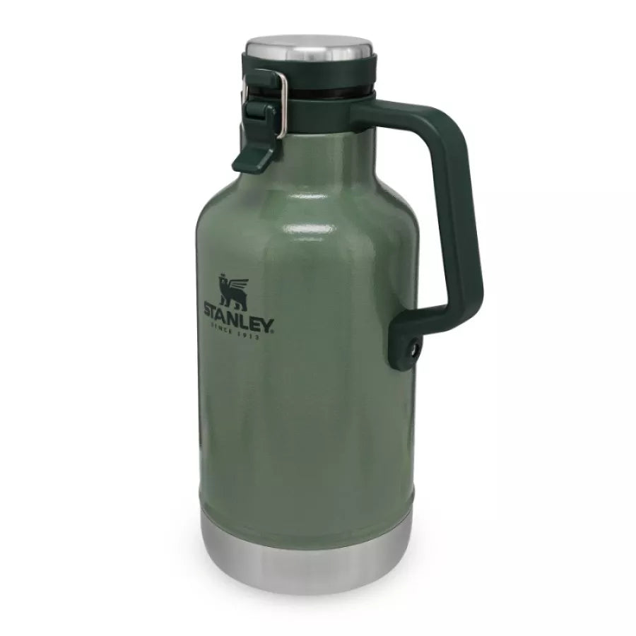 Alus krūka Stanley The Easy-Pour Growler Classic 1,9L zaļa