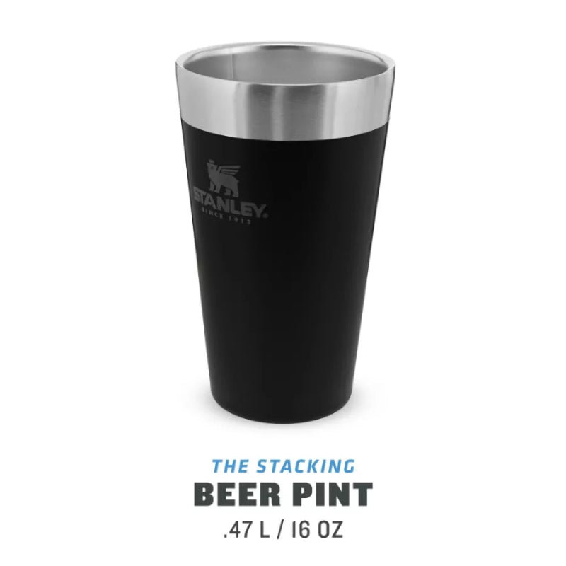 Alus krūze The Stacking Tumbler 0,47L melna