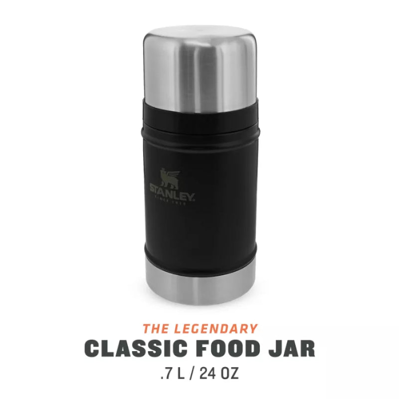 Termoss ēdienu The Legendary Food Jar 0,7L matēti melns