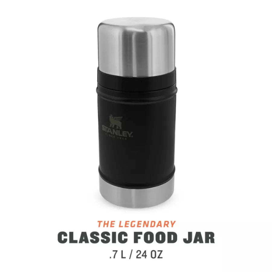 Termoss ēdienu The Legendary Food Jar 0,7L matēti melns