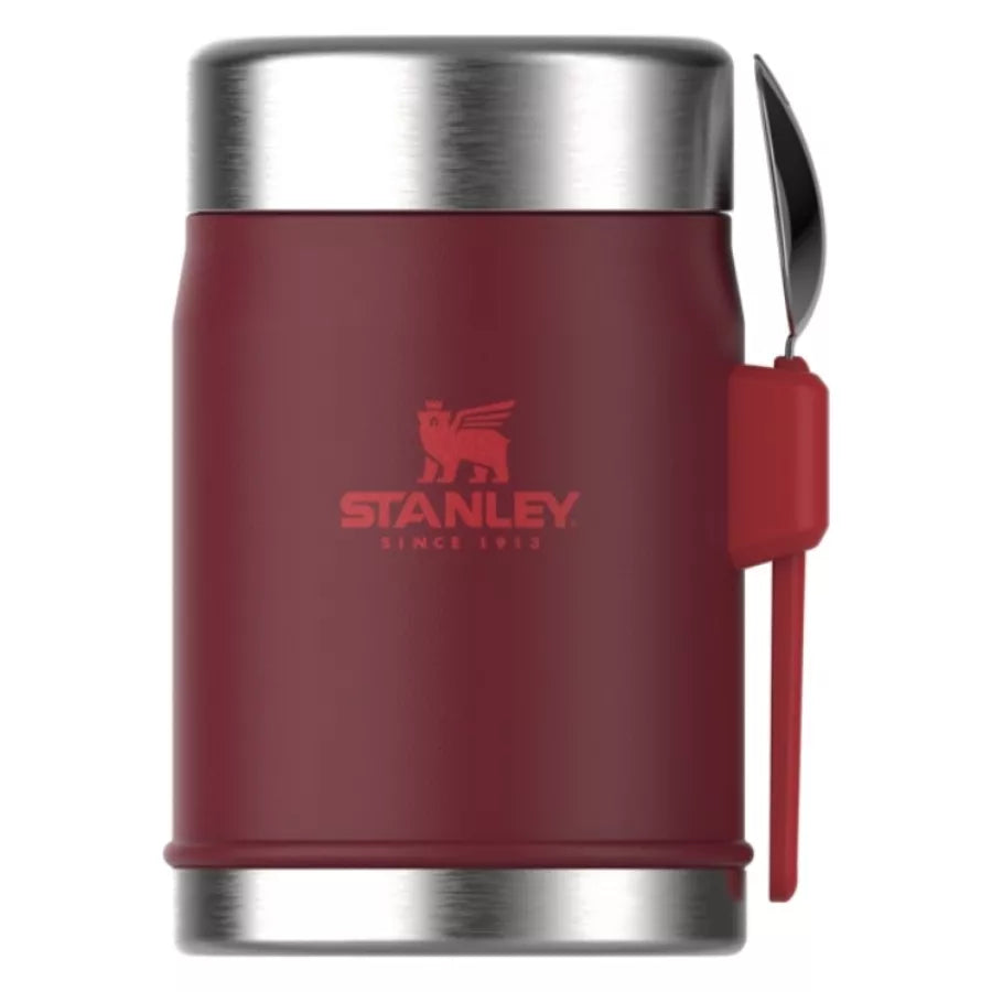 Termoss ēdienu The Legendary Food Jar + Spork 0,4L tumši sarkans