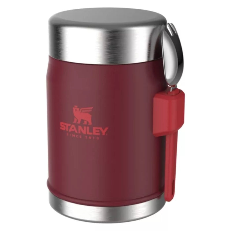 Termoss ēdienu The Legendary Food Jar + Spork 0,4L tumši sarkans