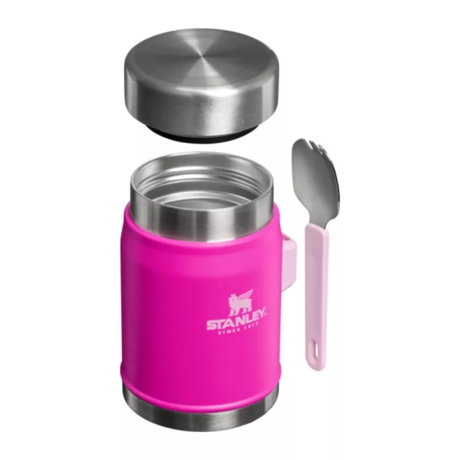 Termoss ēdienu The Legendary Food Jar + Spork 0,4L fuksija
