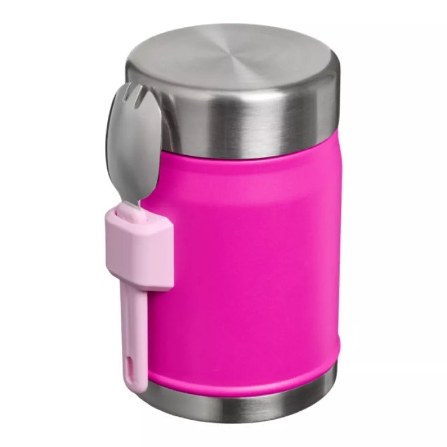 Termoss ēdienu The Legendary Food Jar + Spork 0,4L fuksija