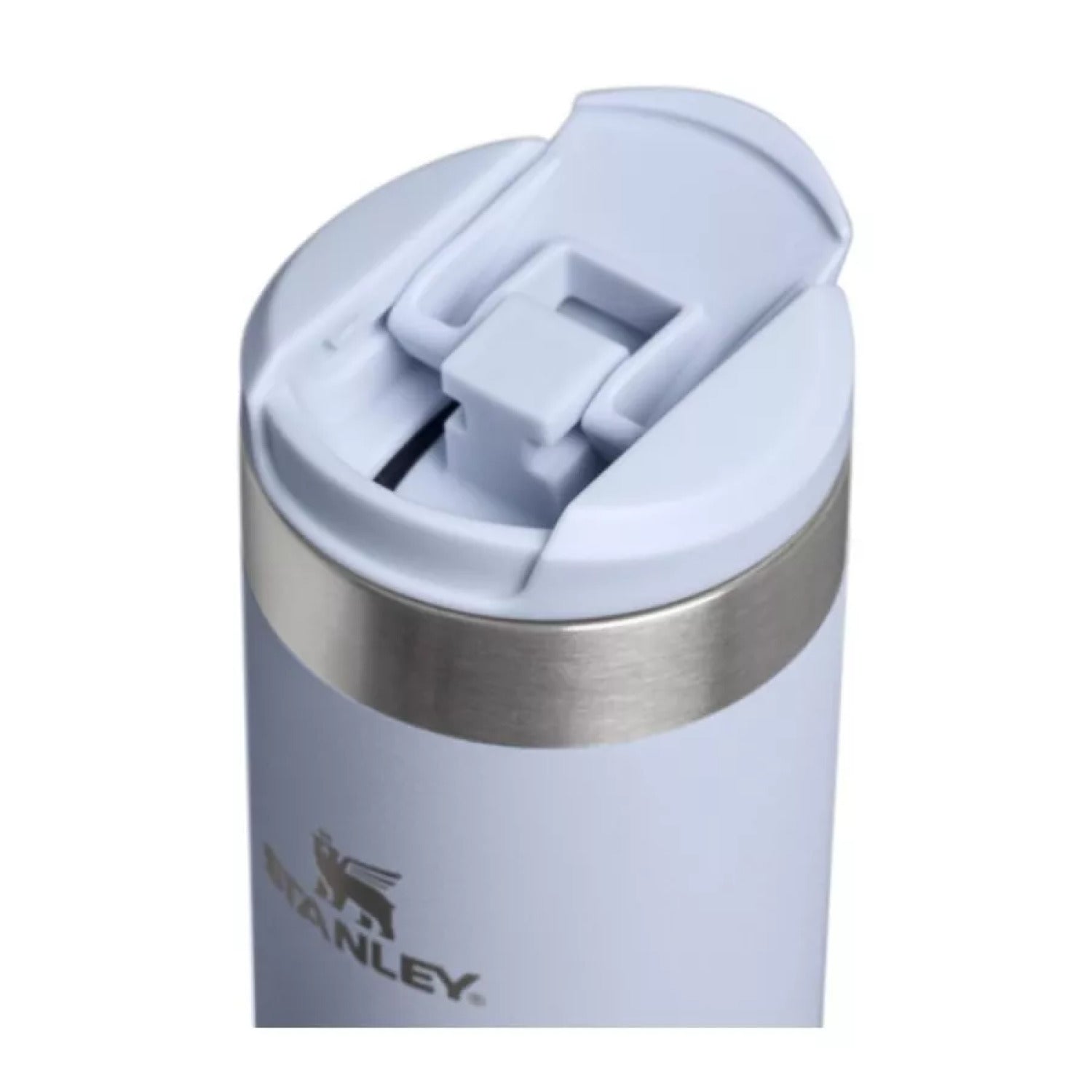 STANLEY The AeroLight Transit Mug termokrūze, 0,47l, nerūsējošais tērauds, dubultsienu vakuuma izolācija, necaurlaidīgs vāciņš ar fiksatoru, gaiši zila