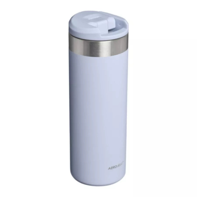 STANLEY The AeroLight Transit Mug termokrūze, 0,47l, nerūsējošais tērauds, dubultsienu vakuuma izolācija, necaurlaidīgs vāciņš ar fiksatoru, gaiši zila